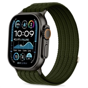 Tech-Protect nylon sportsrem - Apple Watch 8/9/10/11/SE/Ultra - 44/45/46/49mm - militærgrønn