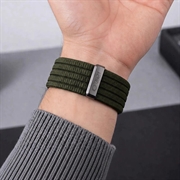 Tech-Protect nylon sportsrem - Apple Watch 8/9/10/11/SE/Ultra - 44/45/46/49mm - militærgrønn