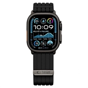 Tech-Protect nylonrem til sport - Apple Watch 8/9/10/11/SE/Ultra - 44/45/46/49mm - svart