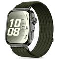 Tech-Protect nylon sportsrem - Huawei Watch Fit 3/4/4 Pro/5/5 Pro - militærgrønn