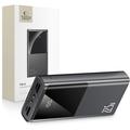 Tech-Protect PB13 20000mAh Powerbank med lommelykt - 22.5W PD 3.0, QC 3.0 - Grå