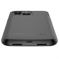 Tech-Protect Powercase iPhone 13/13 Pro Backup Ladedeksel - Svart