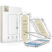 Samsung Galaxy S26+ Tech-Protect Quick Set AR+ Beskyttelsesglass - svart kant