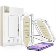 Samsung Galaxy S26 Ultra Tech-Protect Quick Set AR+ Beskyttelsesglass - svart kant