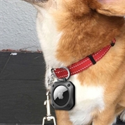 Tech-Protect Rough Pro Apple AirTag 1/2 Silikonveske med Nøkkelring - Svart