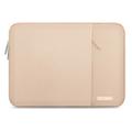 Tech-Protect Sleevy Laptop-veske med sidelomme - 15-16" (Åpen Emballasje - Bulk)  - Caffe Latte