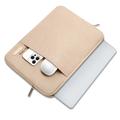 Tech-Protect Sleevy Laptop-veske med sidelomme - 15-16" - Caffe Latte