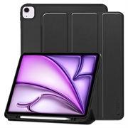 iPad Air 13 2024/2025 Tech-Protect SmartCase Pen Tri-Fold Folio-deksel - svart