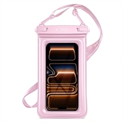 Tech-Protect UWC7 universelt, vanntett, flytende etui til 6.9" - Rosa