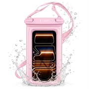 Tech-Protect UWC7 universelt, vanntett, flytende etui til 6.9" - Rosa