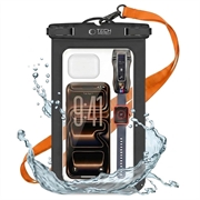 Tech-Protect UWC9 vanntett universalveske - 8,9" - svart/oransje