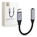 Tech-Protect UltraBoost-adapter USB-C/3.5mm-kontakt DAC – jerngrå