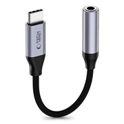 Tech-Protect UltraBoost-adapter USB-C/3.5mm-kontakt DAC – jerngrå
