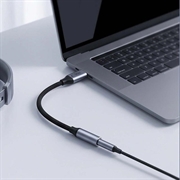 Tech-Protect UltraBoost-adapter USB-C/3.5mm-kontakt DAC – jerngrå