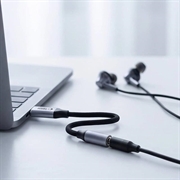 Tech-Protect UltraBoost-adapter USB-C/3.5mm-kontakt DAC – jerngrå