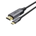 Tech-Protect UltraBoost Type-C til HDMI 2.0-kabel - 4K/60Hz, 1.8m - Svart