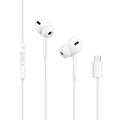 Tech-Protect Ultraboost Core G3 USB-C-hodetelefoner med kabel - hvit