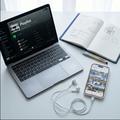Tech-Protect Ultraboost Core G3 USB-C-hodetelefoner med kabel - hvit