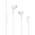 Tech-Protect Ultraboost Core G4 USB-C-hodetelefoner med kabel - Hvit