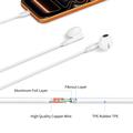Tech-Protect Ultraboost Core G4 USB-C-hodetelefoner med kabel - Hvit