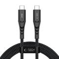 Tech-Protect Ultraboost UB11T USB-C-kabel - PD 240W/QC 4.0, 2m - svart