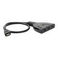 Techly HDMI Pigtail-switch 3x1 - 4K