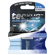 Tecxus 6LR61/9V alkalisk blokkbatteri