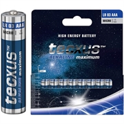 Tecxus LR03/AAA alkaliske batterier