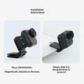 Telesin magnetisk klips til solskjermen for Insta360 GO Ultra - svart