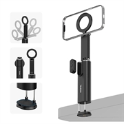 Telesin P1-HSS-02 MagSafe-holder for vlogging med Bluetooth-fjernkontroll - svart