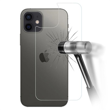iPhone 12 Mini Herdet Glass Beskyttelse av Bakdekslet - 9H - Klar