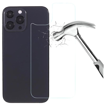 iPhone 14 Pro Max Herdet Glass Beskyttelse av Bakdekslet - 9H - Klar