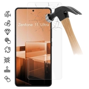 Asus Zenfone 11 Ultra Beskyttelsesglass - Case Friendly - Klar
