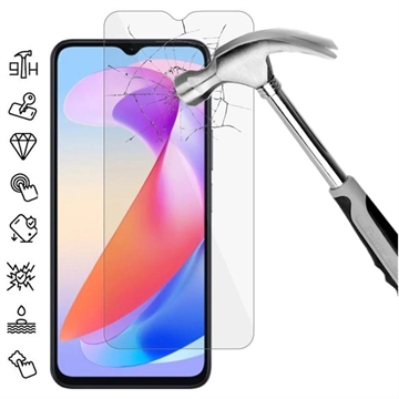 Honor X6a Beskyttelsesglass - 9H, 0.3mm - Case Friendly  - Klar