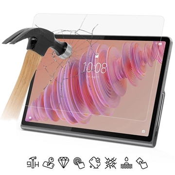 Lenovo Tab Plus Beskyttelsesglass - Case Friendly - Gjennomsiktig