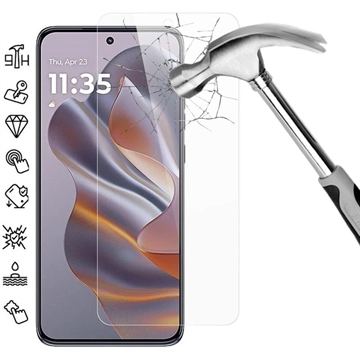 Motorola Edge 50 Neo Beskyttelsesglass - Case Friendly - Gjennomsiktig