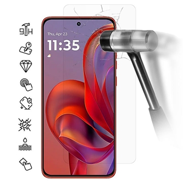 Motorola Edge 60 Neo Beskyttelsesglass - 9H - Case Friendly - Gjennomsiktig