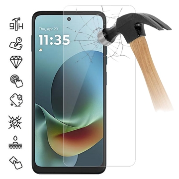Motorola Moto G Play (2026) Beskyttelsesglass - 9H - Case Friendly - Gjennomsiktig