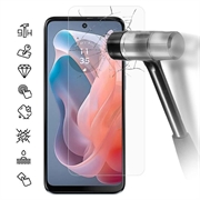 Motorola Moto G04 Beskyttelsesglass - 9H, 0.3mm - Case Friendly  - Klar