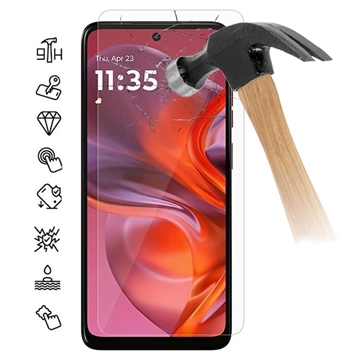Motorola Moto G05 Beskyttelsesglass - Case Friendly - Gjennomsiktig