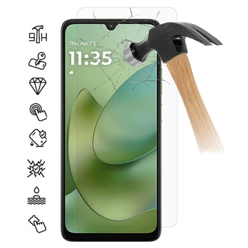 Motorola Moto G06 Beskyttelsesglass - 9H - Case Friendly - Gjennomsiktig