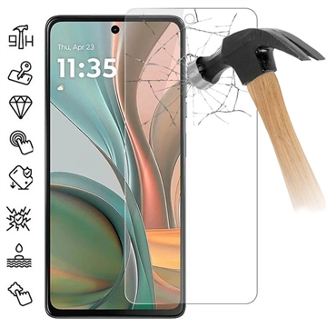 Motorola Moto G75 Beskyttelsesglass - Case Friendly - Gjennomsiktig