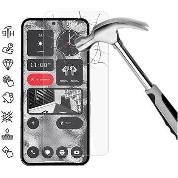 Nothing Phone (2a)/(2a) Plus Beskyttelsesglass - Case Friendly - Klar
