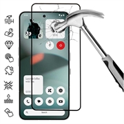 Nothing Phone (3) Beskyttelsesglass - 9H - Case Friendly - Svart kant