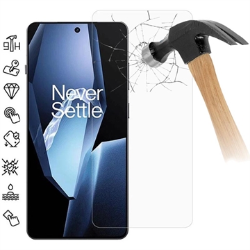 OnePlus Ace 5/5 Pro/13R Beskyttelsesglass - Case Friendly - Gjennomsiktig