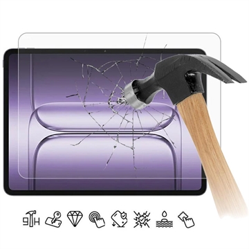 OnePlus Pad 2 Pro Beskyttelsesglass - 9H - Case Friendly - Gjennomsiktig