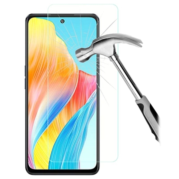 Oppo A1 Beskyttelsesglass - Case Friendly - Klar