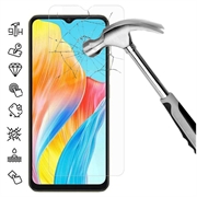 Oppo A18 Beskyttelsesglass - Case Friendly - Klar