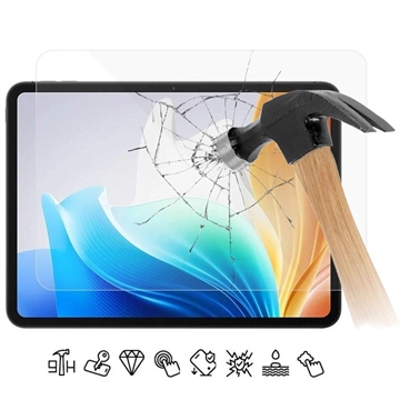 Oppo Pad Air2 Beskyttelsesglass - 9H, 0.3mm - Case Friendly  - Klar