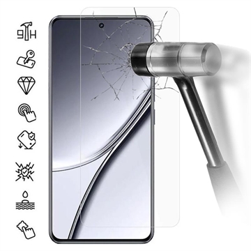 Realme GT5/GT5 240W Beskyttelsesglass - Case Friendly - Gjennomsiktig